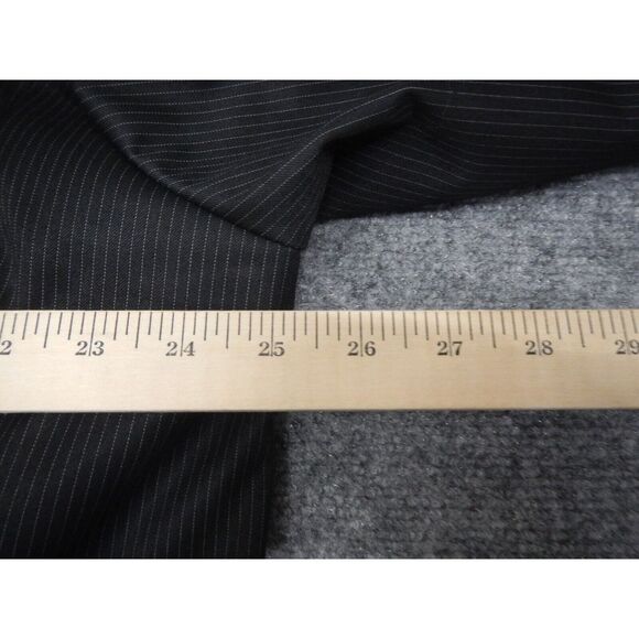 Lauren Ralph Lauren Blazer Men's Size 48R Pinstripe Black Two Button EUC - Picture 7 of 12